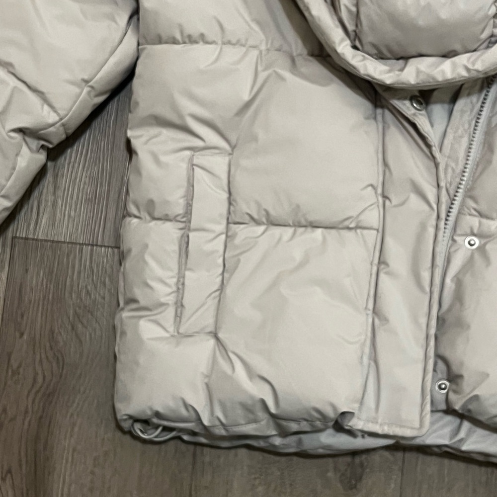 Garage Light Gray Puffer Jacket - image 6